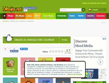 Tablet Screenshot of animales.dibujos.net