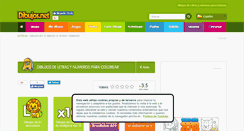 Desktop Screenshot of letras-y-numeros.dibujos.net