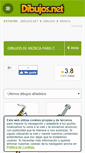 Mobile Screenshot of musica.dibujos.net