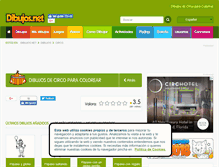 Tablet Screenshot of circo.dibujos.net