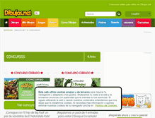 Tablet Screenshot of concursos.dibujos.net