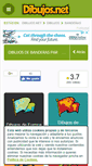 Mobile Screenshot of banderas.dibujos.net